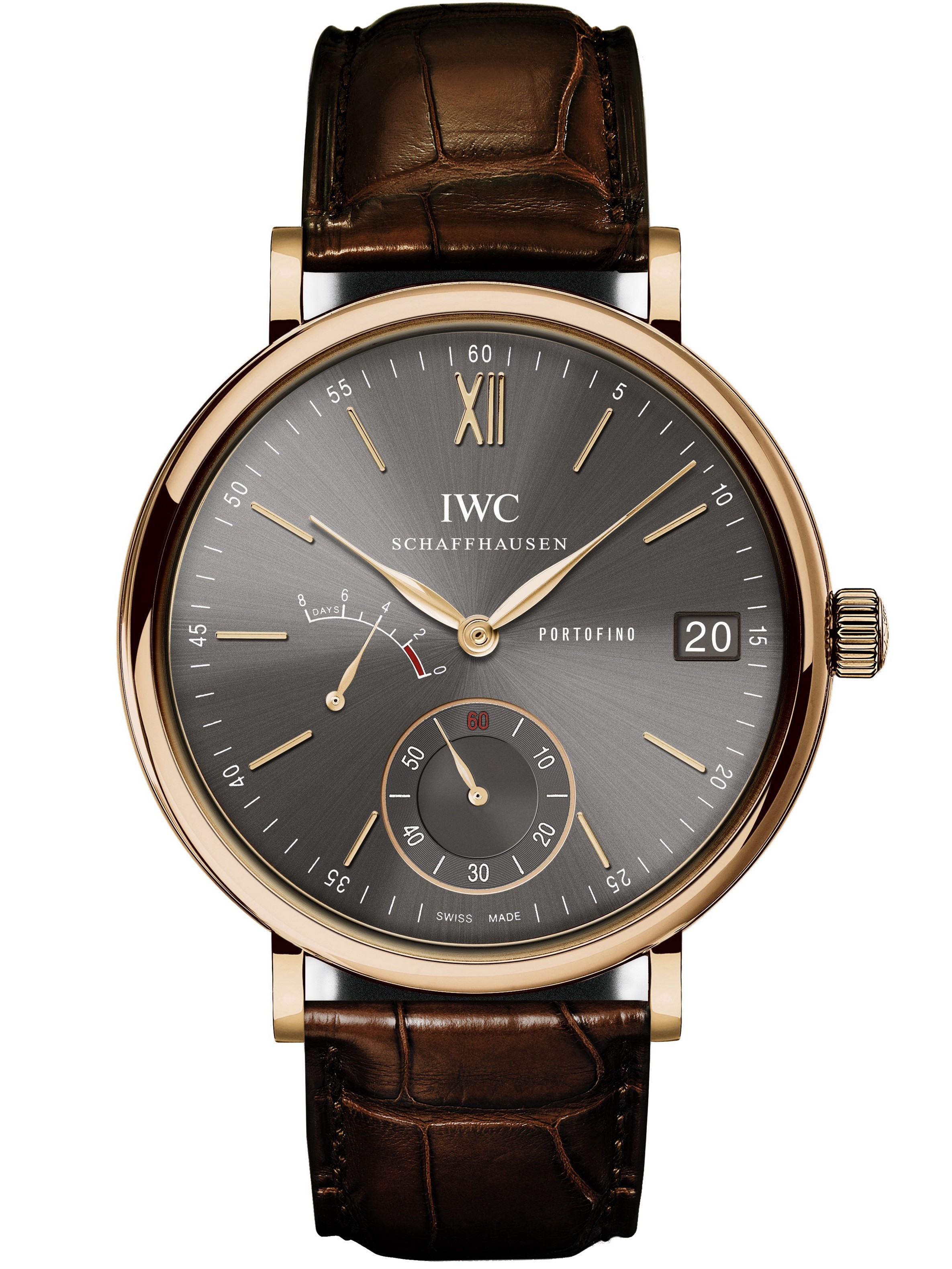 AAA Replica IWC Portofino Hand Wound Eight Days 45mm Mens Watch IW510104